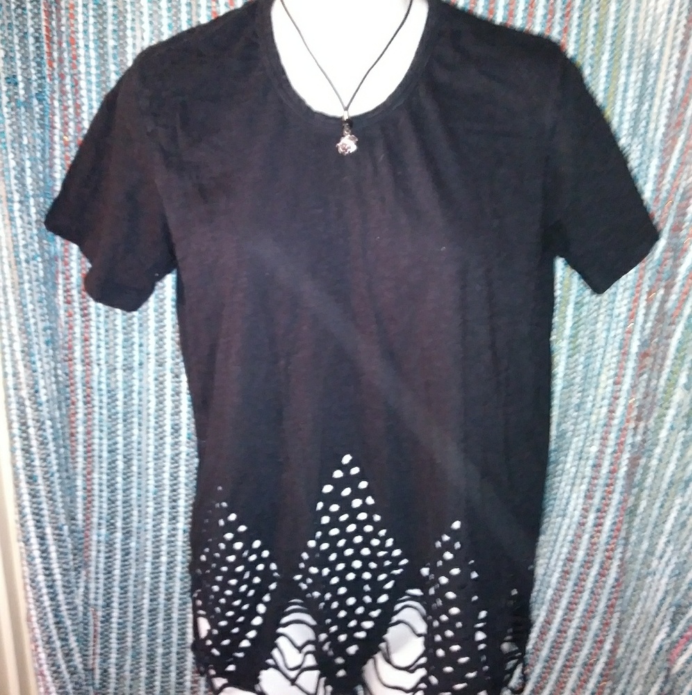 Pepin Vintage Size M Unique Black Shirt